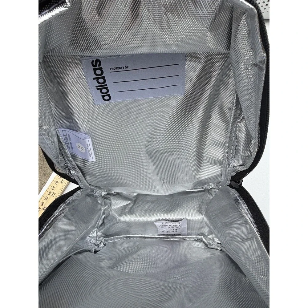 Adidas Santiago Lunch Bag  Black /White Insulated, NEW With Tag